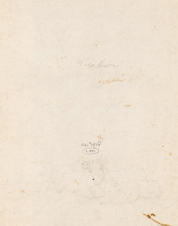 Three reclining sheep and a cow, drawing, unknown, in or after 1778 - 1904, draftsman (artist),