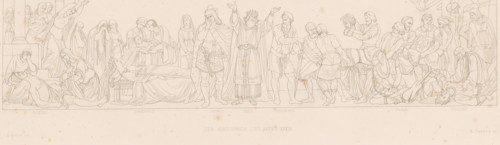 Depiction from Der Ring des Nibelungen, Four scenes from Der Ring des Nibelungen, print,