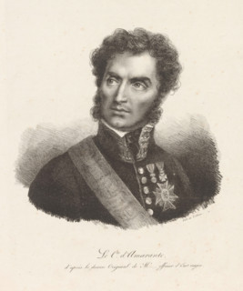 Le cte. d'Amarante, d'après le design original de Mr. ....officer d'etat major, Portrait of