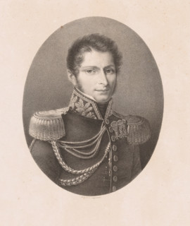Portrait of Antoine-Henri Jomini, print, printer (person): Gottfried Engelmann, Paris, 1816 - 1839,