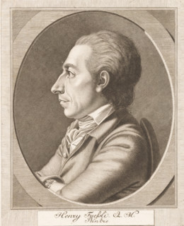 Portrait of Johann Heinrich Füssli, print, printmaker: Johann Heinrich Lips, 1779, paper, etching,