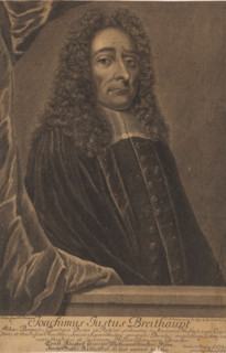 Portrait of Joachim Justus Breithaupt, print, printmaker: Christian Albrecht Wortmann, Germany,