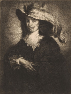 Nobleman from the time of Louis Frédérique Émile Auguste O'Connell-Miethe, paper, etching,