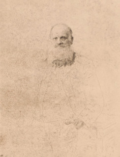 Self-portrait, print, annotation: '1er état, deux epreuves de cet etat', printmaker: Auguste Danse