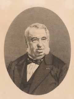 Portrait of an unknown man, possibly Degand, print, annotation: '1er état', printmaker: Auguste