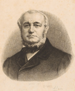 Portrait of BNJ Olin, print, annotation: '2me état', annotation: '3 expl', printmaker: Auguste