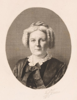 Portrait of an unknown lady, Madame Sainctelette, print, annotation: 'Mme Sainctelette',