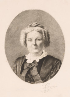 Portrait of an unknown lady, Mrs. Sainctelette, print, annotation: '1er état', watermark: 'French