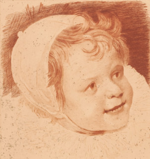 Portrait of Johannes-Baptist de Vos, print, annotation: '2 etat, deux epreuves', printmaker: