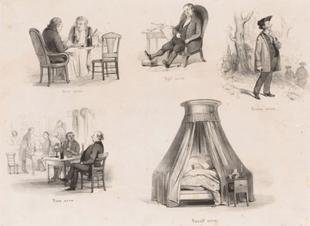 Activities of the delegates in the afternoon and evening at the synod, 1849, Proceedings of the