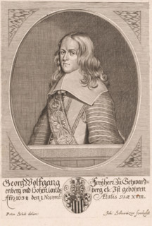 Portrait of Georg Wolfgang zu Schwarzenberg, Members of the Schwarzenberg-Hohelandsberg family,