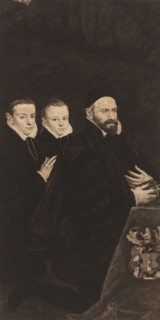 Louis del Rio, maître des requêtes au conseil private du Brabant en 1578, et ses fils., Portrait of