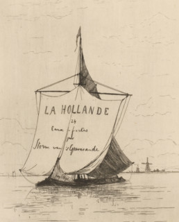 Vaisseau sur la Meuse (original title), Sailing ship on the Meuse, La Hollande (original series