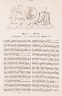 Portrait of René Duguay-Trouin, Duguay-Trouin, Gallery of medals with French greats, Galerie