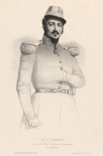 Portrait of Colonel Michel Combes, Le C.el Combes, print, Series number, 17, printer (person):