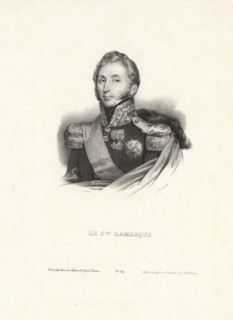 Le gal. Lamarque, Portrait of Jean Maximilien Lamarque, print, Numbered below: No. 30., printmaker:
