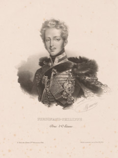 Portrait of Ferdinand-Philippe, Duke of Orléans, Ferdinand-Philippe, duc d'Orléans, print,