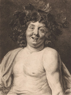 Head of the young Bacchus, print, workshop stamp: 'Antwerpsche Etsers 1880', printmaker: Frans