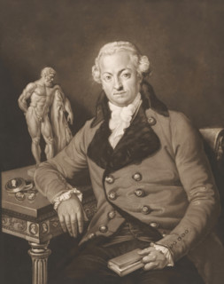 Self-portrait, print, printmaker: Josef Clarot, 1780 - 1820, paper, mezzotint, proof, height 381 mm