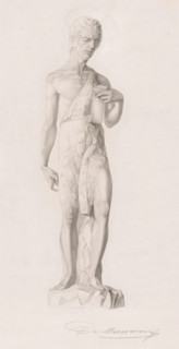 Image of John the Baptist, Commence par domandor terminé par De Meersman, print, printmaker: