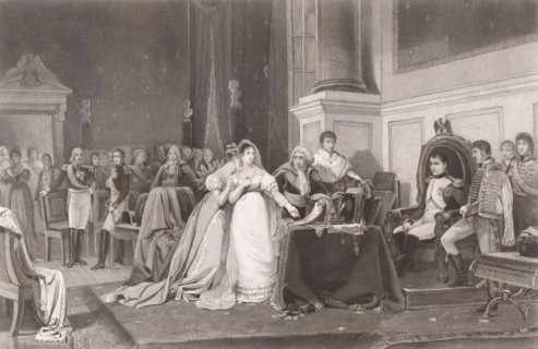 Divorce of Napoleon and Joséphine, print, inscription: '5 me état', printmaker: François de
