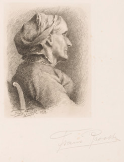 Portrait of an unknown old woman, print, printmaker: Frans Proost (signed by artist), 1892, paper,