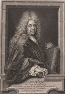 Portrait of Antoine Coypel, Antoine Coypel, print, printmaker: Jean Baptiste Massé, 1717, paper,