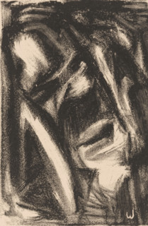 Abstract composition, print, printmaker: Erich Wichmann (signed by artist), 1920, paper,