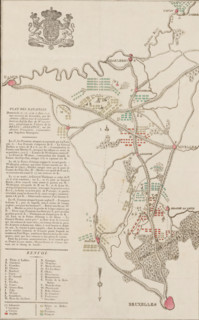 Plan des Batailles Données le 15, 17, 17 et 18 Iuin 1815, aux environs de Bruxelles, par les Armées