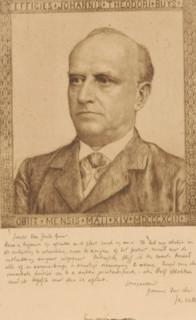 Effigies Johannis Theodori Buys Obiit mensis Maii XIV MDCCCXCIII, Portrait of Johannes Theodoor