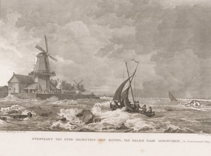 Crossing of King Louis Napoleon from Dalen to Gorinchem, 1809, Crossing of His Majesty the King,