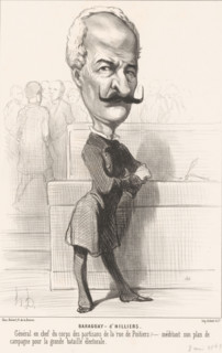 Caricature of Achille, comte Baraguay d'Hilliers, Baraguay-d'Hilliers, Caricatures of