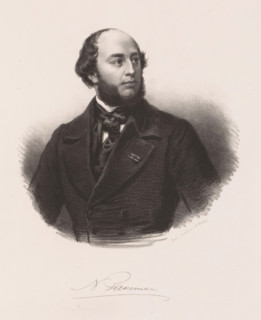 Portrait of Nicolaas Pieneman, print, Below the portrait the signature of the sitter., inscription: