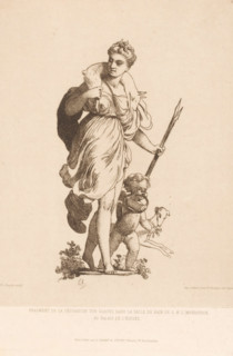 Diana after the hunt, Fragment of the decoration on Ice in the Bathing Room of S.M. L'impératrice