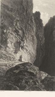 Les rochers, Cave entrance with sentry, Les artistes anciens et moderns, Ancient and contemporary