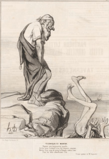 Caricature of Telemachus and Mentor, Télémaque et Mentor, Caricatures of figures from Antiquity,