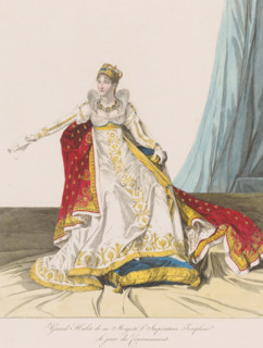 Portrait of Josephine, Grand Habit de sa Majesté l'Impératrice Josephine le jour du Couronnement,