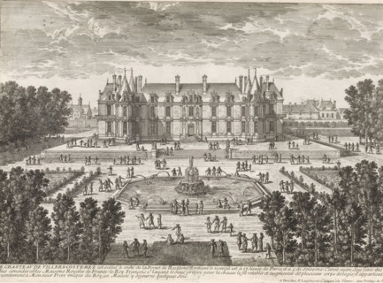 Le Chasteau, View of Château de Villers-Cotterêts, Cityscapes and landscapes in France and Italy,