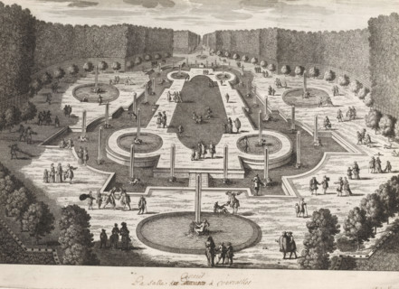 La Salle de Conseil à Versailles, View of the Salle de Conseil at Versailles, Recueil de vues de