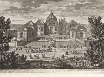 View of the Menagerie of Versailles, La menagerie de Versailles, Collection of views of monuments