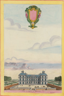 Veuë du chasteau de Blerancourt, View of Blérancourt Castle, Views of various castles and