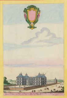 Veuë et perspective du chasteau de Blerancourt, View of the castle of Blérancourt, Views of various