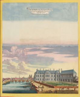 Prosp. dess Pallasts de Chevreuse wie solcher von aussen an zusehen, View of Hôtel de