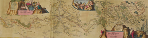 Map of the new canal from Pontgouin to Versailles, ca. 1693-1696, I. Partie du Nouveau Canal Fait