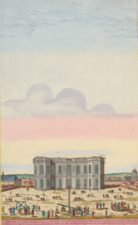 View of the Observatoire in Paris, L'Observatoire, print, album page, View of the observatory