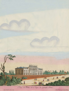 Veuë du Palais de la Vigne de Ludovisio a Rome, Villa Boncompagni Ludovisi in Rome, Views of Italy,