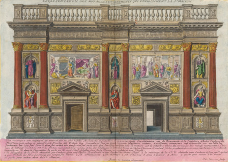 North wall of the Santa Casa in Loreto, Septentrion, Representation of the walls and ornaments