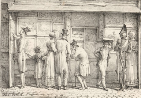 Delpech Print Shop, Receuil de dessins sur pierre, Series of lithographs, print, album page, The