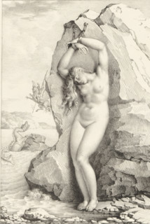 Andromeda chained to the rock, Receuil de dessins sur pierre, Series of lithographs, print, album