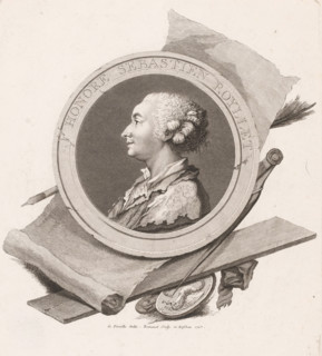 Portrait of Honoré Sébastien Roillet, print, printmaker: Antoine Louis Romanet, after drawing by de